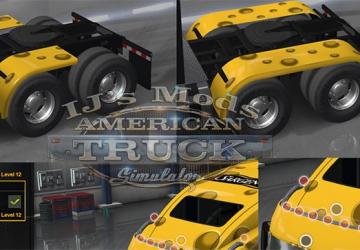 Мод Accessory  Parts for SCS Trucks версия 7.5.2 для American Truck Simulator (v1.46.x)