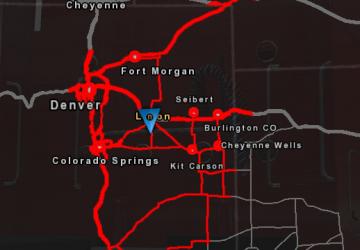 Аддон штат Колорадо для карты Coast to Coast v31.07.18 для American Truck Simulator (v1.31.x)