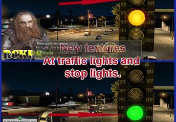 Мод AI Realistic lights версия 1.2 для American Truck Simulator (v1.36.x)