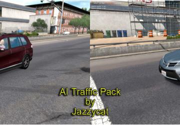 Мод AI Traffic Pack версия 8.2 для American Truck Simulator (v1.35.x, 1.36.x)