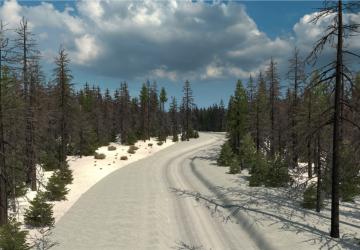 Карту Alaska Ice Road Map версия 4.0 для American Truck Simulator (v1.38.x)