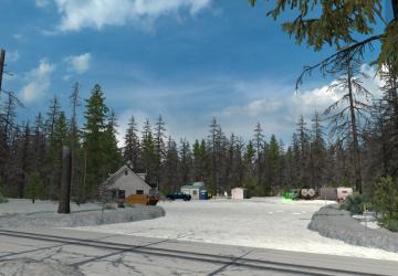 Карту Alaska Ice Road Map версия 4.0 для American Truck Simulator (v1.38.x)
