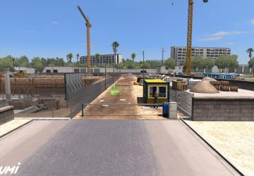 Мод Animated gates in companies версия 1.1 для American Truck Simulator (v1.34.x)