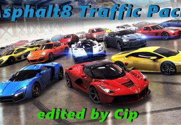 Мод Asphalt 8 Traffic Pack + Sounds версия 1.0 для American Truck Simulator (v1.31.x, - 1.34.x)