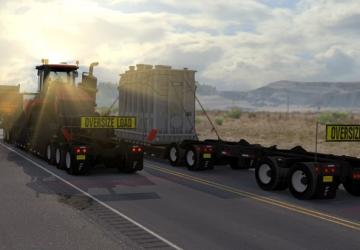 Мод ATS Doubles/Triples/Heavy Trailers in Traffic v1.0 для American Truck Simulator (v1.29.x, 1.30.x)