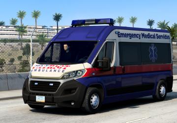 Мод ATS Emergency Vehicles Pack версия 1.3 для American Truck Simulator (v1.57.x)