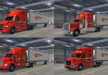 Мод ATS Skinpack by Ankrpl версия 2.2 для American Truck Simulator (v1.42.x)