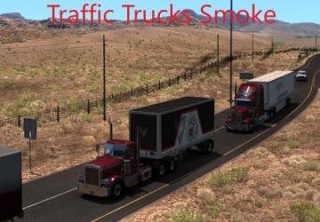 Мод ATS Traffic Trucks Smoke версия 1.6 для American Truck Simulator (v1.41.x, 1.42.x)