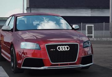 Мод Audi RS3 Sportback версия 1.0 для American Truck Simulator (v1.37.x)