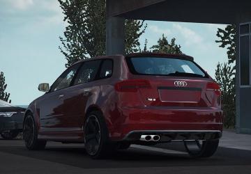 Мод Audi RS3 Sportback версия 1.0 для American Truck Simulator (v1.37.x)