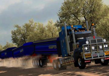 Карту Australia Outback Map версия 1.0 для American Truck Simulator (v1.38.x, 1.39.x)