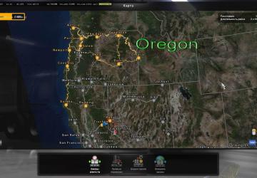 Мод Background Map версия 1.1 для American Truck Simulator (v1.29.x, - 1.34.x)