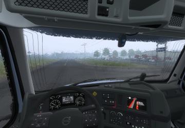 Мод Better Raindrops версия 1.4 для American Truck Simulator (v1.47.x)