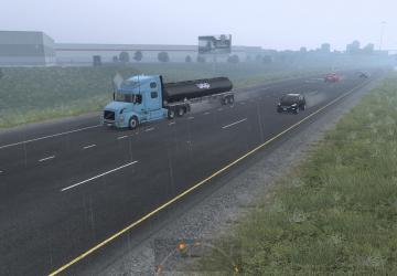 Мод Better Raindrops версия 1.4 для American Truck Simulator (v1.47.x)