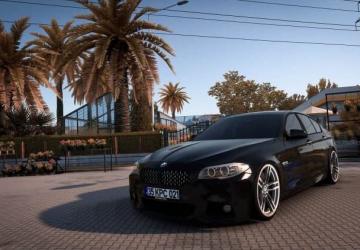 Мод BMW 5 Series F10 M-Sport версия 1.0 для American Truck Simulator (v1.40.x)