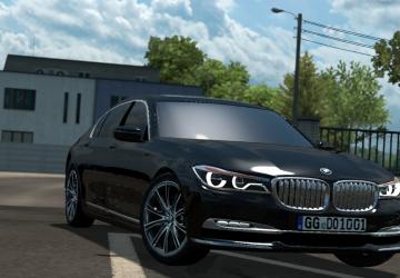 Мод BMW 750Ld Xdrive 2017 версия 1.1 для American Truck Simulator (v1.36.x)