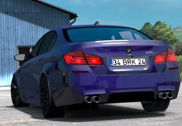 Мод BMW M5 F10 версия 1.1 для American Truck Simulator (v1.35.x, 1.36.x)