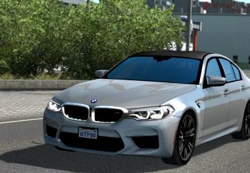 Мод BMW M5 F90 версия 1.0 для American Truck Simulator (v1.35.x, 1.36.x)