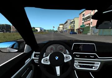 Мод BMW M5 F90 версия 1.0 для American Truck Simulator (v1.35.x, 1.36.x)