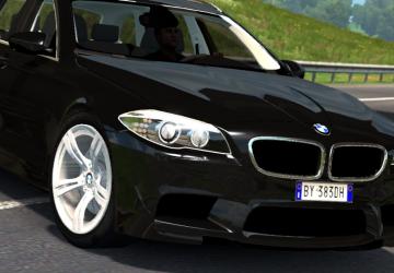 Мод BMW M5 Touring версия 2.0.1 для American Truck Simulator (v1.46.x, 1.47.x)