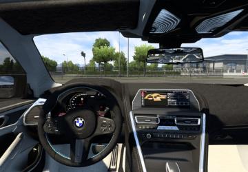 Мод BMW M8 G16 2022 версия 1.1 для American Truck Simulator (v1.48.x)