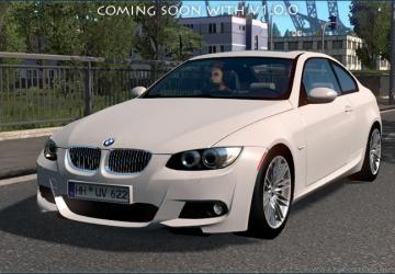 Мод BMW Traffic Pack версия 1.0 для American Truck Simulator (v1.37.x)