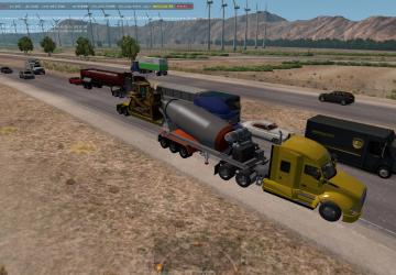 Мод Большие бетономешалки версия 1.0 для American Truck Simulator (v1.32.x, - 1.34.x)