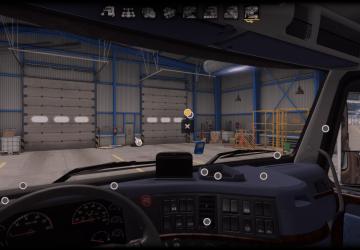 Мод Царапины на лобовом стекле версия 1.0 для American Truck Simulator (v1.40.x)