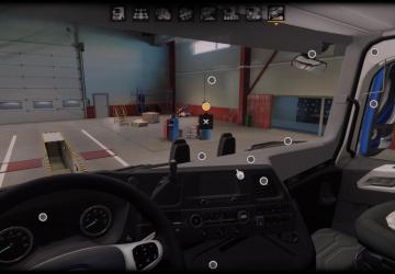 Мод Царапины на лобовом стекле версия 2.0 для American Truck Simulator (v1.42.x)