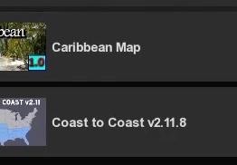 Caribbean Map версия 1.3.2 для American Truck Simulator (v1.46.x)