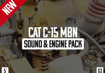 Мод CAT C15 MBN Sound версия 1.0.1 для American Truck Simulator (v1.43.x)