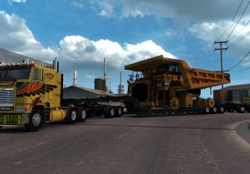 Мод Caterpillar 785C Mining Truck for Heavy Cargo Pack DLC v11.06.19 для American Truck Simulator (v1.35.x)