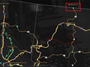 Карту Cities Expansion версия 1.1 для American Truck Simulator (v1.28.x)