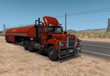 Мод Cкин и грузы для цистерны «Duel» версия 1.0 для American Truck Simulator (v1.38.x)