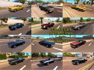 Мод Classic Cars AI Traffic Pack версия 1.6 для American Truck Simulator (v1.28-1.30.x)