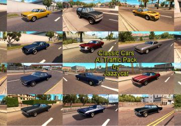 Мод Classic Cars AI Traffic Pack версия 1.7 для American Truck Simulator (v1.29.x, - 1.31.x)