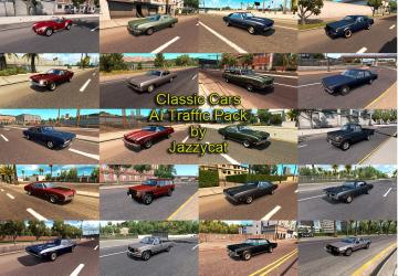 Мод Classic Cars AI Traffic Pack версия 1.8 для American Truck Simulator (v1.29.x, - 1.31.x)