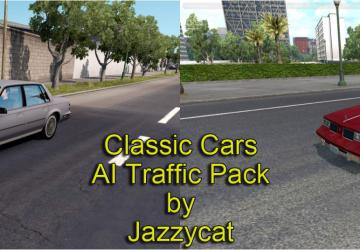 Мод Classic Cars AI Traffic Pack версия 2.1 для American Truck Simulator (v1.32.x)