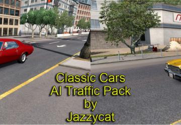 Мод Classic Cars AI Traffic Pack версия 2.4 для American Truck Simulator (v1.33.x)