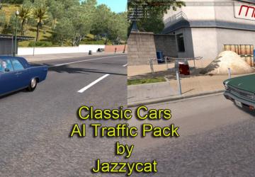 Мод Classic Cars AI Traffic Pack версия 2.5 для American Truck Simulator (v1.33.x)