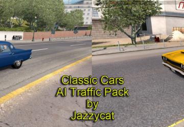 Мод Classic Cars AI Traffic Pack версия 2.6 для American Truck Simulator (v1.33.x)