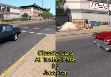 Мод Classic Cars AI Traffic Pack версия 2.8 для American Truck Simulator (v1.34.x)