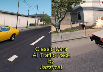 Мод Classic Cars AI Traffic Pack версия 3.0 для American Truck Simulator (v1.34.x)