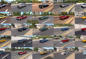 Мод Classic Cars AI Traffic Pack версия 3.0 для American Truck Simulator (v1.34.x)