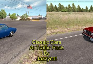 Мод Classic Cars AI Traffic Pack версия 3.3 для American Truck Simulator (v1.34.x)