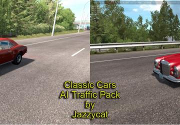 Мод Classic Cars AI Traffic Pack версия 3.4 для American Truck Simulator (v1.34.x)