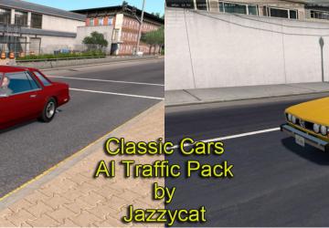 Мод Classic Cars AI Traffic Pack версия 3.8 для American Truck Simulator (v1.35.x)