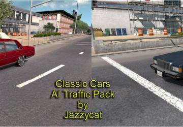 Мод Classic Cars AI Traffic Pack версия 4.0 для American Truck Simulator (v1.35.x)