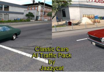 Мод Classic Cars AI Traffic Pack версия 4.2 для American Truck Simulator (v1.35.x)