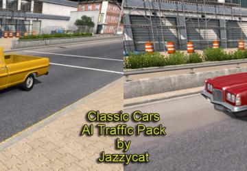 Мод Classic Cars AI Traffic Pack версия 4.3 для American Truck Simulator (v1.35.x, 1.36.x)